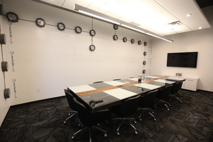 Lab Luxury Boardroom Seating 14 at Roam Galleria