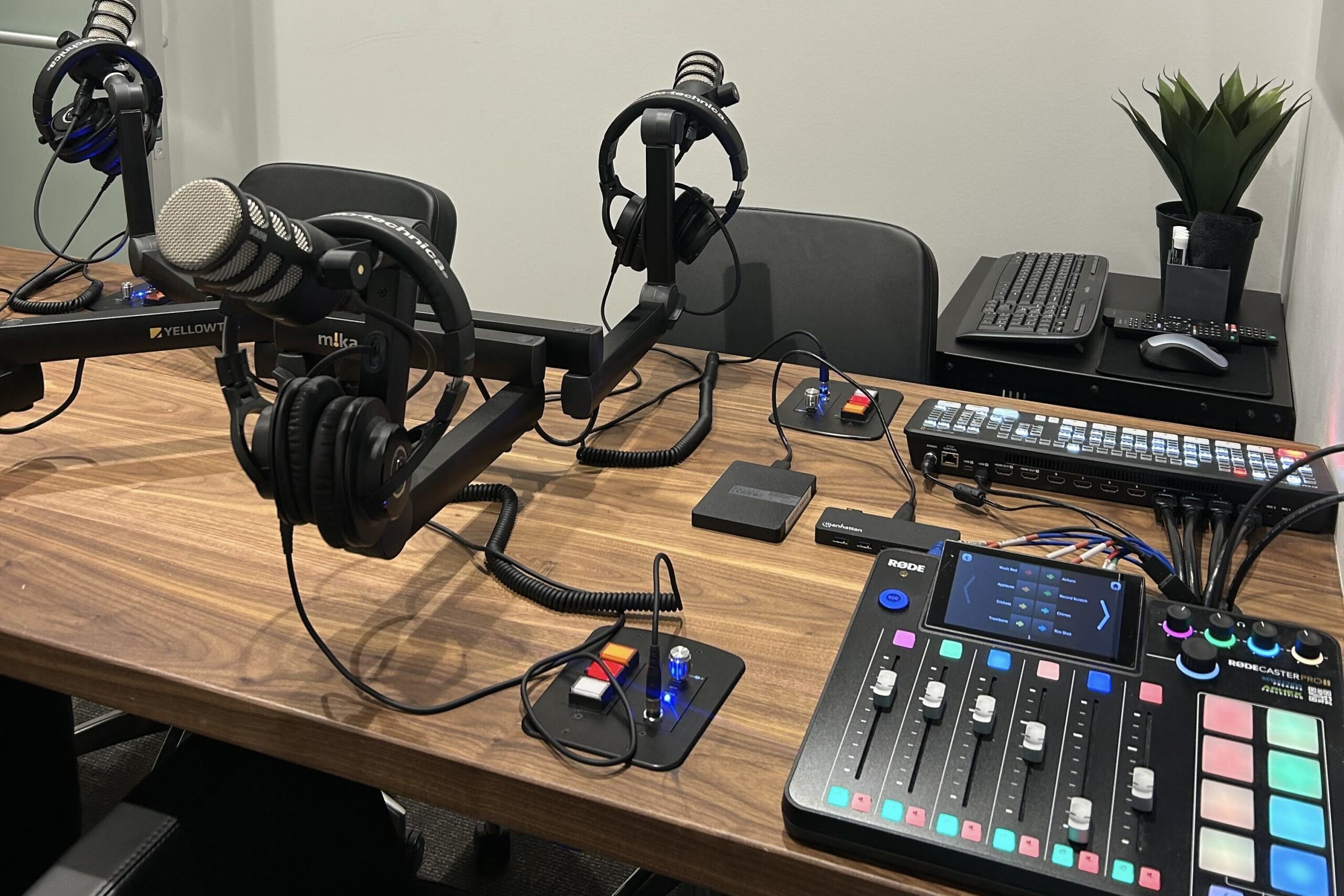 Podcast studio and equipment - Roam Grandscape