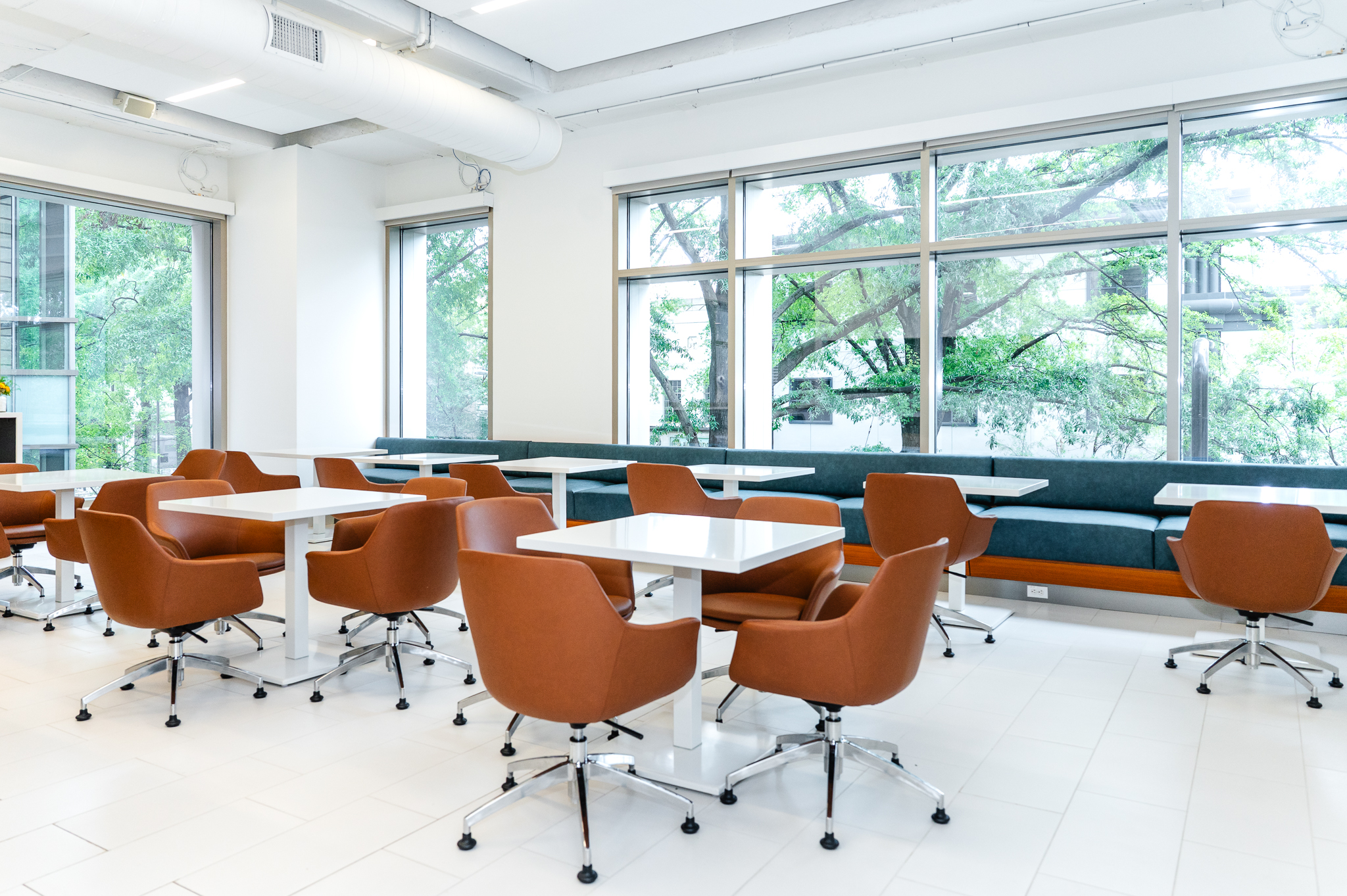 Shared workspace at Roam Greenville ONE